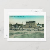 Uitzicht van de gierst naar de Mill Briefkaart (Voorkant / Achterkant)