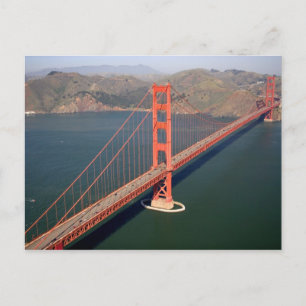 Uitzicht van de Golden Gate Bridge in de 2 Briefkaart