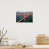 Uitzicht van de Golden Gate Bridge in de 2 Poster (Keuken)