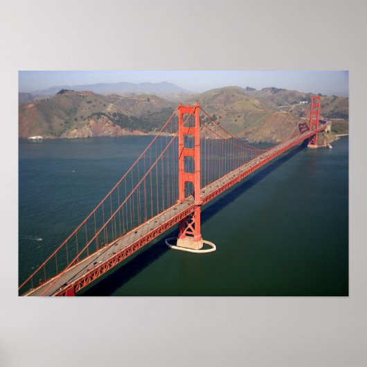 Uitzicht van de Golden Gate Bridge in de 2 Poster (Voorkant)