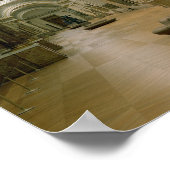 Uitzicht van de Grande Galerie Poster (Hoek)