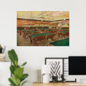 Uitzicht van de Graney Pool Hall Poster (Thuiskantoor)