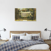 Uitzicht van de Grave van de Britse soldaten Canvas Afdruk (Insitu (Slaapkamer))