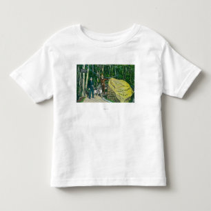 Uitzicht van de grootste goudhong ter wereld kinder shirts