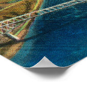 Uitzicht van de grote coulee poster (Hoek)