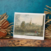 Uitzicht van de Grote Dagon Pagoda in Rangoon van Fotoplaat (Zijkant)