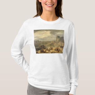 Uitzicht van de Grote Galerij van het Louvre T-shirt