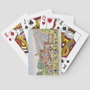 Uitzicht van de grote tentoonstelling in Hyde Pa Pokerkaarten