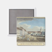 Uitzicht van de Hackescher Markt Magneet (Voorkant / Achterkant)