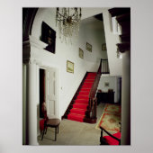 Uitzicht van de hal en trap poster (Voorkant)
