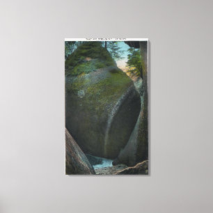 Uitzicht van de Hall of Ships, Rock Formations Canvas Afdruk