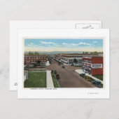 Uitzicht van de handelsplatform voor de lucht briefkaart (Voorkant / Achterkant)