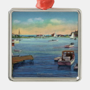 Uitzicht van de Harwichport Wychmere Harbour Metalen Ornament