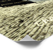 uitzicht van de haven, Mousehole Cornwall Poster (Hoek)