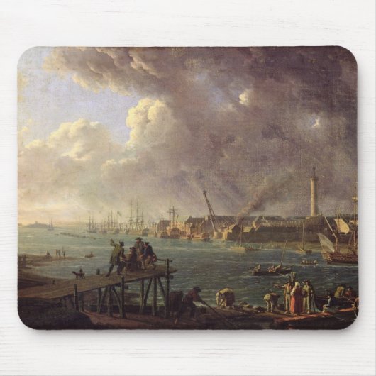 Uitzicht van de haven van Lorient Muismat (Voorkant)
