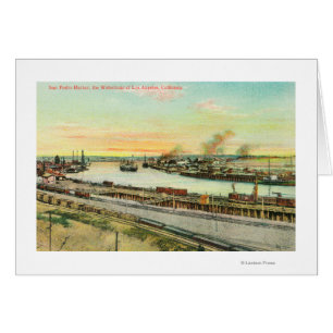 Uitzicht van de haven van San Pedro