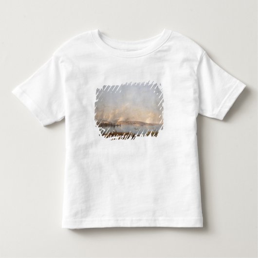 Uitzicht van de haven van Sebastopol tijdens de mi Kinder Shirts (Voorkant)