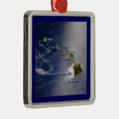 Uitzicht van de Hawaï Metalen Ornament (Rechts)