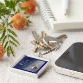 Uitzicht van de Hawaï Sleutelhanger (Zijkant)