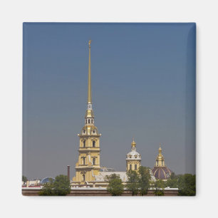 Uitzicht van de heiligdommen Peter en Paul Cathedr Magneet
