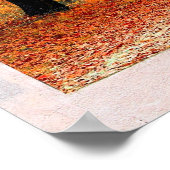 Uitzicht van de Herfst van het Venster Bright Fore Poster (Hoek)