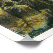 Uitzicht van de Herfsten van Split Rock en Bridge Poster (Hoek)