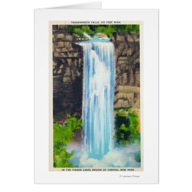 Uitzicht van de Herfsten van Taughannock (Voorkant)