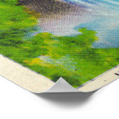 Uitzicht van de Herfsten van Taughannock Poster (Hoek)