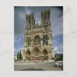 Uitzicht van de het westenvoorzijde briefkaart