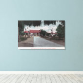 Uitzicht van de hoofdgateway naar Idora ParkOaklan Canvas Afdruk (Insitu (Houten vloer))