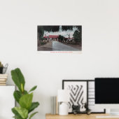 Uitzicht van de hoofdgateway naar Idora ParkOaklan Poster (Thuiskantoor)