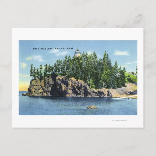 Uitzicht van de hoofdvuurtoren van de Owl 2 Briefkaart (Voorkant)