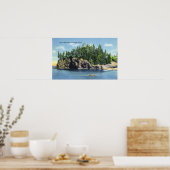 Uitzicht van de hoofdvuurtoren van de Owl 2 Poster (Keuken)