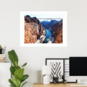 Uitzicht van de Hoover-dam Poster (Thuiskantoor)