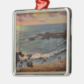 Uitzicht van de Houtcove Metalen Ornament (Links)