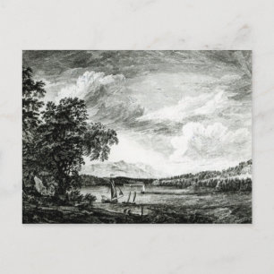 Uitzicht van de Hudson rivier de Pakepsey Briefkaart