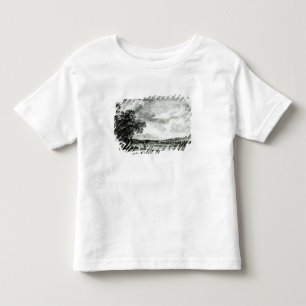 Uitzicht van de Hudson rivier de Pakepsey Kinder Shirts