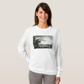 Uitzicht van de Hudson rivier de Pakepsey T-shirt (Voorkant volledig)