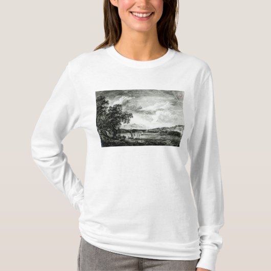Uitzicht van de Hudson rivier de Pakepsey T-shirt (Voorkant)