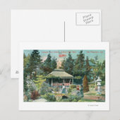 Uitzicht van de Japanse Tea Garden Briefkaart (Voorkant / Achterkant)