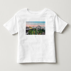 Uitzicht van de Japanse Tea Garden Kinder Shirts