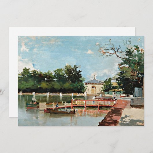 Uitzicht van de Jetty | Joaquín Sorolla (Voorkant / Achterkant)