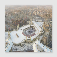 Uitzicht van de Ka'aba, Masjid al-Haram & Mekka