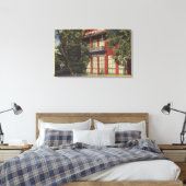 Uitzicht van de Kantoor Old Wells-Fargo (1855) Canvas Afdruk (Insitu (Slaapkamer))