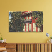 Uitzicht van de Kantoor Old Wells-Fargo (1855) Canvas Afdruk (Insitu (Woonkamer))