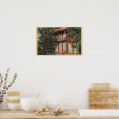 Uitzicht van de Kantoor Old Wells-Fargo (1855) Poster (Keuken)