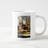 Uitzicht van de kathedraal van Lichfield Extra Grote Beker (Rechts)