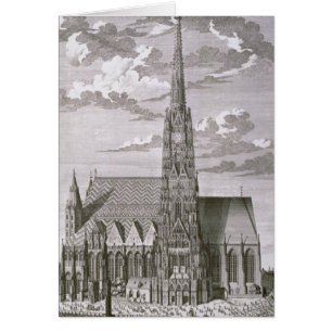 Uitzicht van de kathedraal van St. Stephan