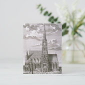 Uitzicht van de kathedraal van St. Stephan Briefkaart (Staand voorkant)