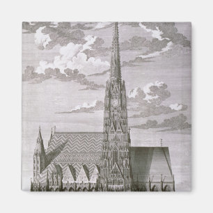 Uitzicht van de kathedraal van St. Stephan Magneet